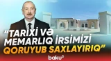 Prezident Bakının memarlığında qədimiliyin və müasirliyin ahəngdarlığından danışdı - Baku TV