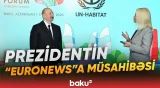 İlham Əliyev “Euronews” televiziyasına müsahibə verib - Baku TV