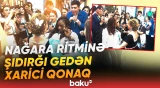 WUF13-lə bağlı Bakıya gələn əcnəbi qonaq belə əyləndi - Baku TV