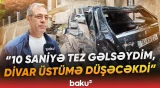 Hasar uçaraq avtomobilləri yararsız vəziyyətə saldı | Dəyən ziyanı kim ödəyəcək? - Baku TV
