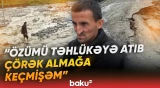 "Camaat ac-susuz qalacaq!" | Sel suları sakinlərin gününü görün necə qaraldıb - Baku TV