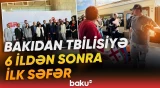 “Camaatın böyük ehtiyacı vardı” | Bakıdan yola düşən qatar Tbilisidə belə qarşılandı - Baku TV