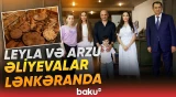 Leyla Əliyeva və Arzu Əliyeva Lənkərana səfər ediblər - Baku TV