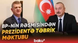 BP-nin regional prezidenti Cio Kristofoli İlham Əliyevə təbrik məktubu ünvanlayıb - Baku TV