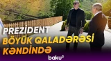 İlham Əliyev Şuşanın Böyük Qaladərəsi kəndinə qayıdan sakinlərlə görüşdü - Baku TV