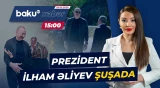 İlham Əliyev Şuşanın Böyük Qaladərəsi kəndinə qayıdan sakinlərlə görüşdü - Baku TV CANLI