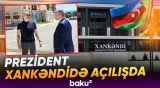 Prezident əsaslı şəkildə yenidən qurulmuş Mədəniyyət Mərkəzinin açılışında iştirak etdi - Baku TV