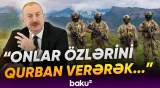 Prezident İlham Əliyev qəhrəmanlarımızın şücaətindən danışdı - Baku TV