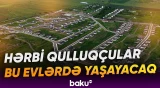 İlham Əliyev Xocalıda hərbi qulluqçular üçün nəzərdə tutulan fərdi evlərdəki şəraitlə tanış olub