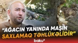 Güclü külək Bakıda bir sıra fəsadlara səbəb oldu - Baku TV