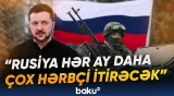 Zelenski müharibə ilə bağlı açıqlama verdi - Baku TV