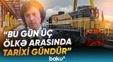 Bakı-Tbilisi-Qars dəmir yolu xətti modernləşdirilmədən sonra istismara verildi - Baku TV