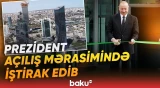 Prezident Mərkəzi Bankın yeni inzibati binasının açılışında - Baku TV
