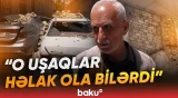 "O divar da düşəcək" | Fasadı uçan binanın sakinləri narahatdır - Baku TV