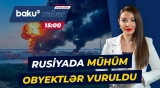 Ukrayna Rusiyanın neft terminalına zərbə endirdi | Zelenskidən açıqlama - Baku TV CANLI
