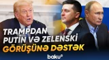Tramp Rusiya və Ukraynanı münaqişəyə son qoymağa çağırıb - Baku TV