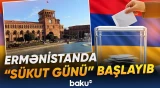 Ermənistanda partiyaların təşviqat aparmasının qadağan olunduğu "sükut günü" başlayıb - Baku TV