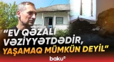 Xaçmazda güclü seldən sonra çətin vəziyyətdə qalan ailə şikayətçidir - Baku TV