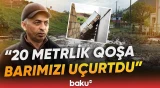 Güclü yağış nəticəsində Göygöldə fərdi təsərrüfatlar zərər gördü - Baku TV
