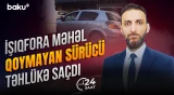 Kameraya düşən təhlükəli anlar: Qırmızı işığı saymadı - 24 SAAT