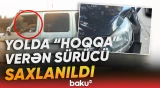 Masazırda söyüş söyüb, "Gelandewagen"i "Kia"ya çırpan sürücü barədə tədbir görüldü - Baku TV