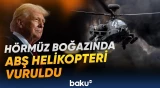 Tramp helikopterin vurulmasına görə İranı hədələdi - Baku TV