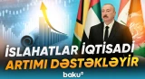 "İqtisadiyyatın şaxələndirilməsi artıq reallıqdır" | İlham Əliyev - Baku TV