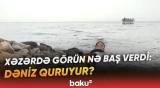 Xəzər dənizi sahillərində yeni mənzərə | Rusiyanın Okeanologiya İnstitutundan açıqlama - Baku TV