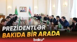 İlham Əliyevin Türkmənistan Prezidenti ilə geniş tərkibdə görüşü olub - Baku TV