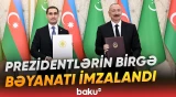 Azərbaycan ilə Türkmənistan arasında imzalanmış sənədlər mübadilə olunub - Baku TV
