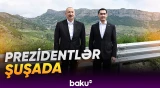Azərbaycan və Türkmənistan prezidentləri Daşaltı kəndinin fonunda şəkil çəkdiriblər - Baku TV