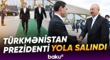 Türkmənistan Prezidentinin Azərbaycana dövlət səfəri başa çatdı - Baku TV