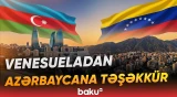 Bakının həmrəylik mesajına Karakasdan minnətdarlıq - Baku TV
