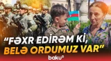 “Ordumuz şərəfli yol keçib” | Sakinlər hərbi paradı qürur hissi ilə izlədilər - Baku TV
