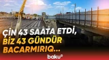 Çökən körpünün təmiri niyə ləngiyir? - Əməkdaşımız hadisə yerində - Baku TV