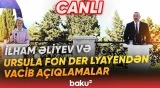 İlham Əliyev və Avropa Komissiyasının Prezidentinin mətbuata bəyanatlarla çıxışı - Baku TV CANLI