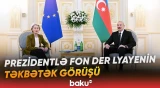 İlham Əliyevin Avropa Komissiyasının Prezidenti ilə təkbətək görüşü olub - Baku TV