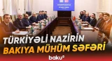 Baş prokuror Kamran Əliyev Türkiyənin ədliyyə naziri Akın Gürleklə görüşüb - Baku TV