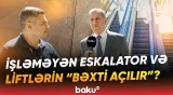 Eskalator və litflər yenilənəcək? - Görüləcək işlər barədə açıqlama - Baku TV