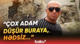 "Buraya nəzarət edin!" | Piyada səkisində dəhşətə gətirən mənzərə - Baku TV