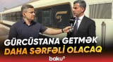 Bakı-Tbilisi-Bakı qatarından istifadə edənlərə şad xəbərlər - Baku TV
