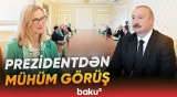 İlham Əliyev bir sıra beynəlxalq qurumların rəhbər şəxslərini qəbul edib - Baku TV