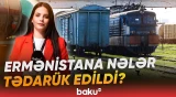 Biləcəridən yola salınan qatarla Ermənistana nələr göndərildi? - Baku TV