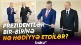 İlham Əliyevin Slovakiya Prezidenti Peter Pelleqrini ilə geniş tərkibdə görüşü - Baku TV