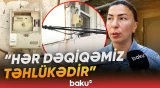 Xətai rayonunda qəzalı vəziyyətdə olan elektrik naqilləri sakinləri qorxuya saldı - Baku TV