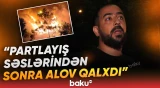 Köhnə Günəşlidə sakinlər qorxu yaşadı | Yaşayış binası yaxınlığında dəhşətli yanğın - Baku TV