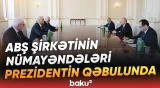 İlham Əliyev "John Deere" şirkətinin nümayəndə heyətini qəbul etdi - Baku TV