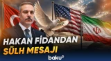 Hakan Fidan ABŞ-İran münaqişəsinin sakitləşməsi üçün sülhün vacibliyini bir daha vurğuladı - Baku TV