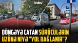 Yol kəsən qanunsuz parklanma | Özünə yer tapan sürücülər başqalarını necə sıxışdırır?