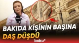 Külək 35 yaşlı kişini xəstəxanalıq etdi | Baku TV hadisə yerində - Baku TV